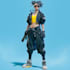 cyberpunk female character desing