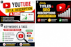 write engaging you tube script,SEO title and description