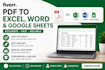 convert image to text, PDF to word with ocr