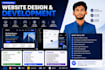 develop a professional custom website