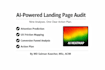 audit your landing page with ai powered conversion science