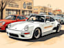 sketch cars with coffee
