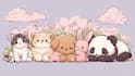 make cute animal illustration