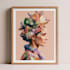 design custom canvas wall art, poster design high quality