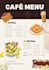 designe a menu and logo