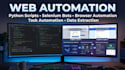 develop web automation, python scripts, selenium bot and browser automation