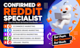 create social media post to promote github, business website, via reddit insta