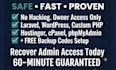 recover your admin panel, fix 2fa lockout, phpmyadmin access