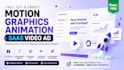 edit and create a motion graphics animation saas video ad