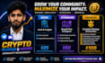 grow your crypto telegram and  discord community