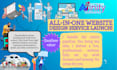 build a custom website with free one year hosting, domain, ssl and server setup