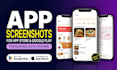 design professional app screenshots for app store and google play
