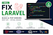 fix laravel PHP bugs, API issues and mysql errors
