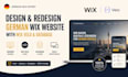 design and redesign your german wix website with wix velo code and databases