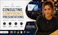 design consulting presentation, strategy deck, executive business powerpoint