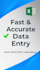 do fast and accurate data entry in excel or word