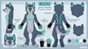 draw reference sheet character furry ref sheet fursona oc vtuber anthro feral