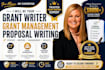 be your grant writer, grant management, proposal writing