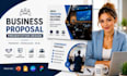 do business proposal presentation, company proposal, powerpoint design