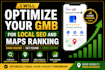 optimize your gmb for local SEO and maps ranking