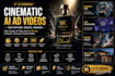 create cinematic ai video ads