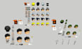 pixel art animation 2d sprite sheet pixel art character pixel animation