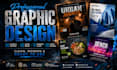 design premium flyers, posters, and social media promos