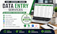 do accurate data entry, web research, and virtual assistant tasks
