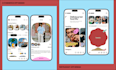 design modern mobile app UI UX for saas and ecommerce in figma