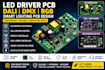 design led driver pcb, led module, dali dmx board rgb smart lighting control pcb