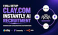 setup clay com instantly ai clay com recruitment workflow recruiting automation