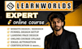 setup learnworlds online course learnworlds membership website design migration