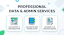 do professional data entry, translation, and custom CV design