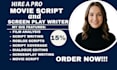 do movie script, screenplay, screenwriting