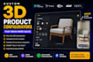 develop 3d product configurator with webar, r3f, threejs, webgl and gasp