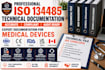 prepare technical documentation and technical files for medical devices
