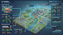 create a commute map, transit map, amenity map, lifestyle map, digital twin map