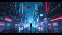 create cinematic anime and cyberpunk ai illustrations