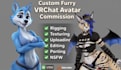 fix, edit, optimize vrchat avatar commission vrc character furry avatar vr anime