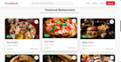 develop a responsive react js frontend or landing page