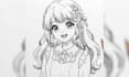 draw simple anime and cartoon sketch