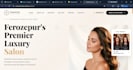 design luxury salon  beauty spa website design