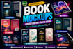 do custom 3d book, book mockup