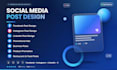 create eye catching social media post design for your business