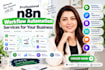 build n8n automation, ai workflows, API integrations and business automations