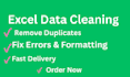 do fast data entry in excel PDF google sheets in 24 hours