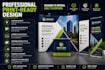 design trade show banner and exhibition booth backdrop