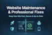maintain and fix your website professionally
