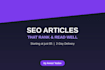 write ai assisted blog posts and articles