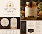 design modern food packaging and label with logo